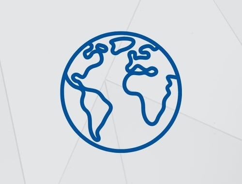Icon of a globe